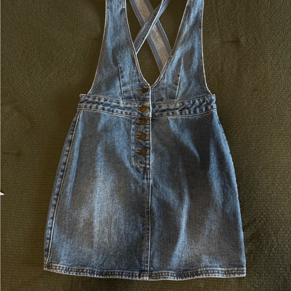 Billabong Blue Denim Overalls
